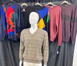 Designer Group of Men's Sweaters, Missoni, Brioni, More!