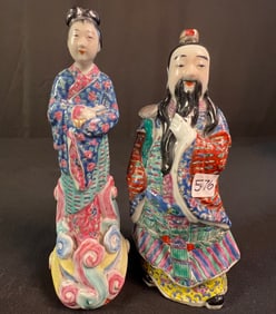 2 Chinese Porcelain Figurines