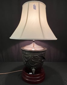 Bronze Oriental Lamp