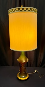 Seguso Murano Glass Mid Century Lamp by Marbro