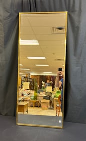 Paul McCobb Brass Framed Mirror For Calvin Furniture c1950's