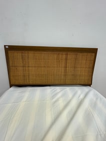 Pair of Paul McCobb Cane and Brass Twin Beds for Calvin Furniture