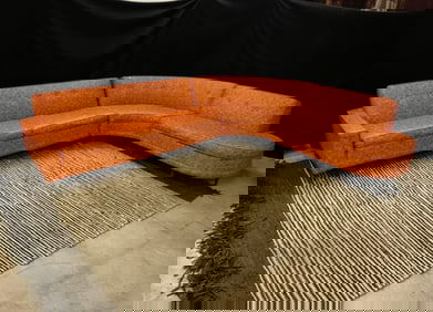 MCM 3 PC Sectional Sofa c1950's