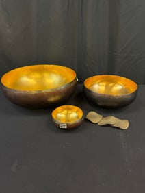 MIchael Aram Bronze Graduated Bowls