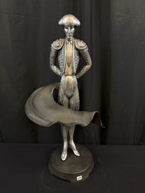 Bruce Fox large Cast Alminum Matador Sculpture C.1950's