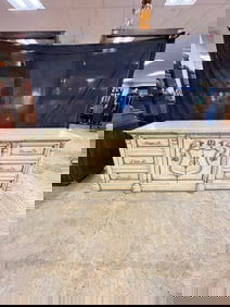 Romweber Hollywood Regency French Rococo 9 Drawer Dresser c1950'