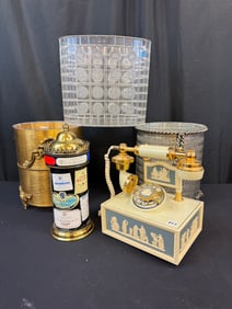 French Provincial Rotary Phone, Liquor Dispenser, More! C1960's