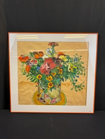 Ruth Grotenrath Casein on Japanese Paper c1974