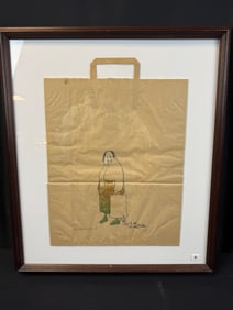 Richard Guidon Mixed Media Lithograph c.1980 edition 66/100