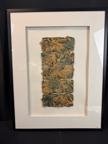 MIchel Scarpa Mixed Media Collage/Sculpture C.1992