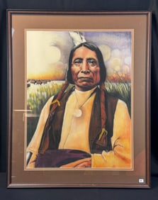 Sandra Wynveen Pastel Drawing Of Little Star C. 2000's