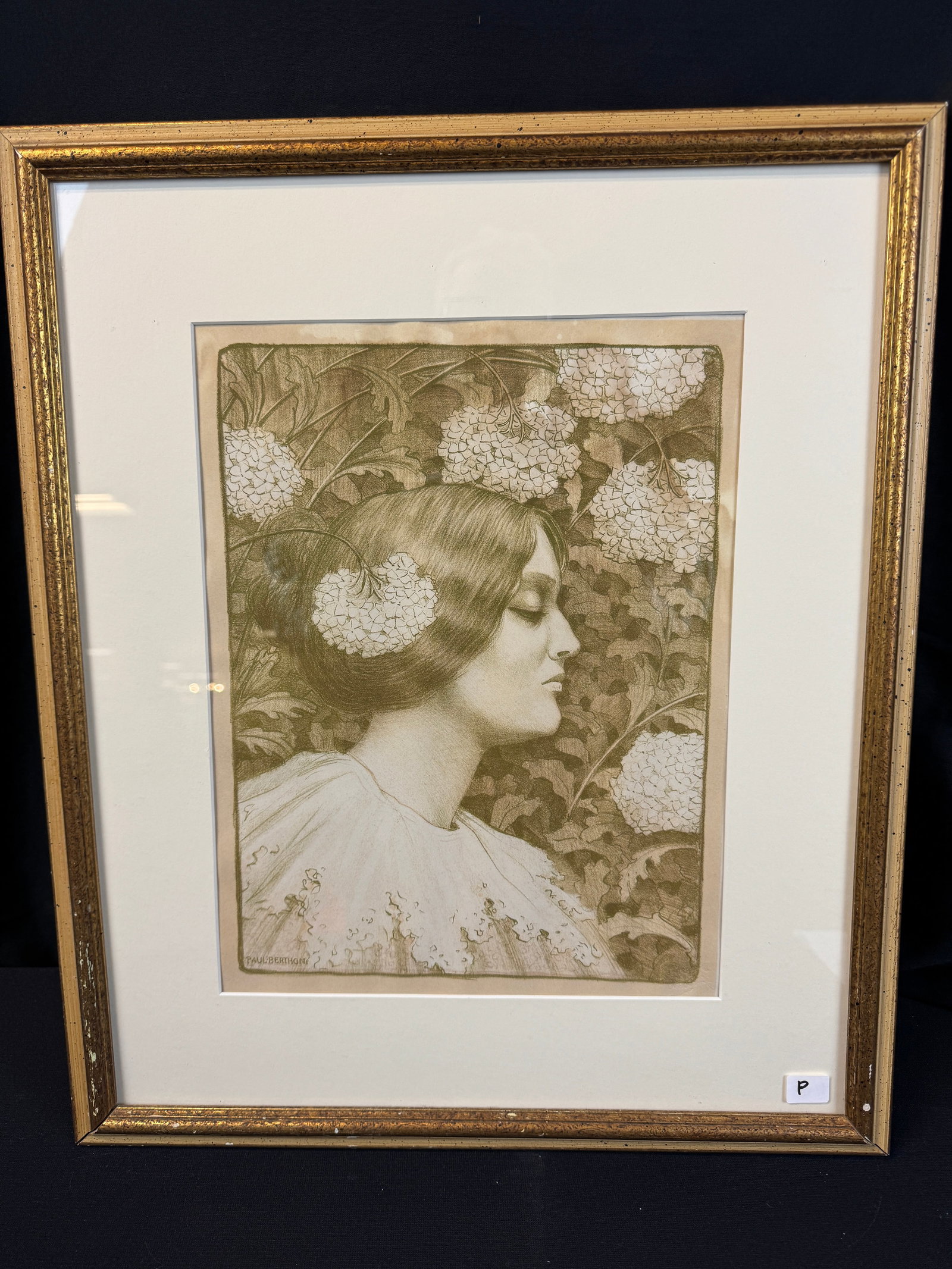 Paul Berthon Art Nouveau Lithograph C 1896 (1 of 5)