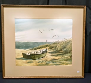 James Feriola Original Watercolor c1970's