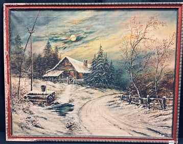 S. M. OSwin Oil on Canvas c1900