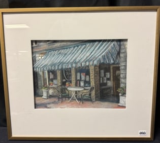 C. Chapman Oil Pastel Drawing,  Signed