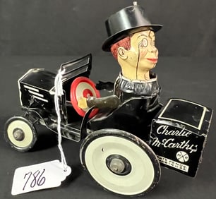 Tin Lithograph Charlie McCarthy Toy
