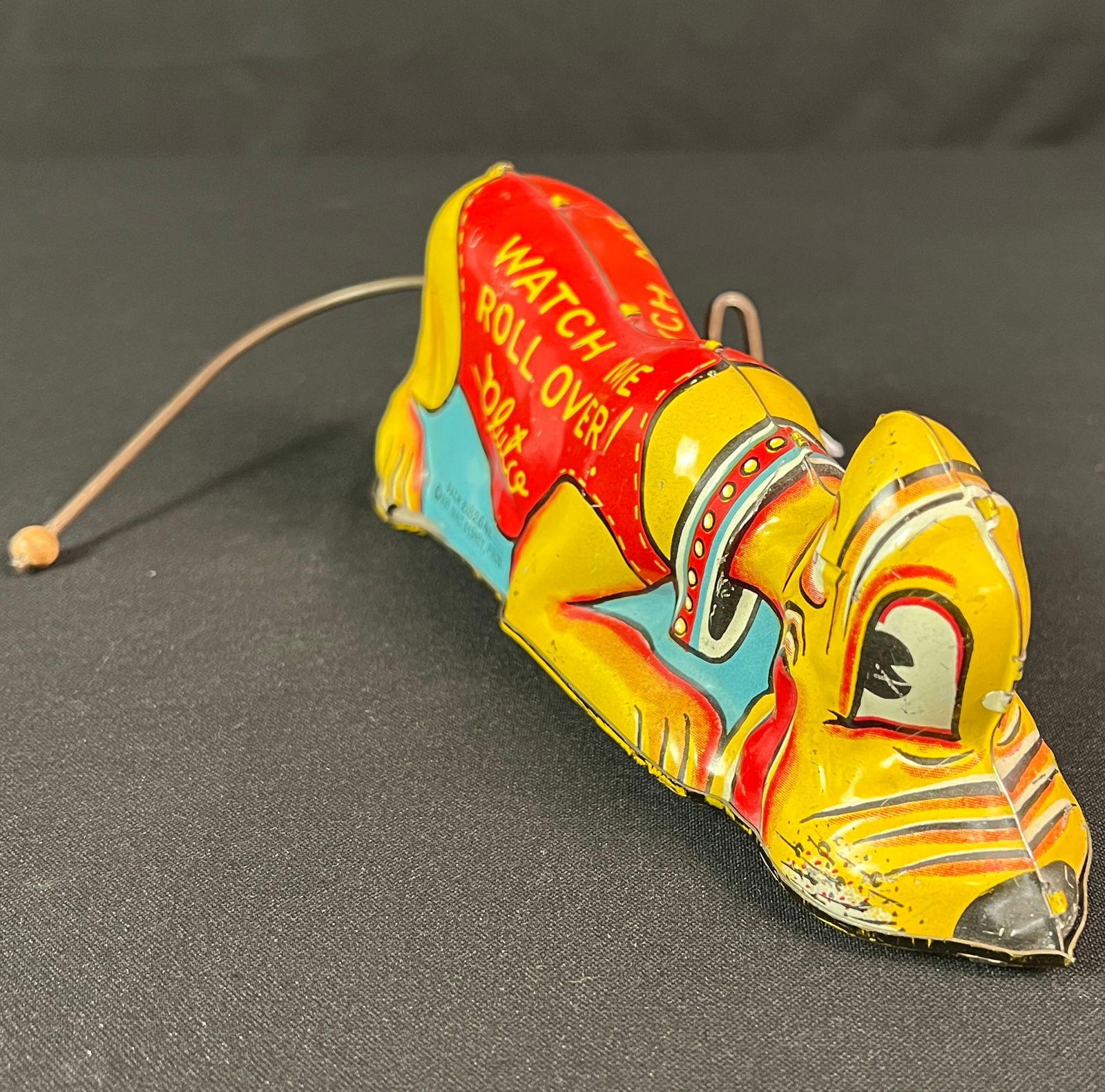 Walt Disney Tin Lithograph Key Wind Pluto - 2