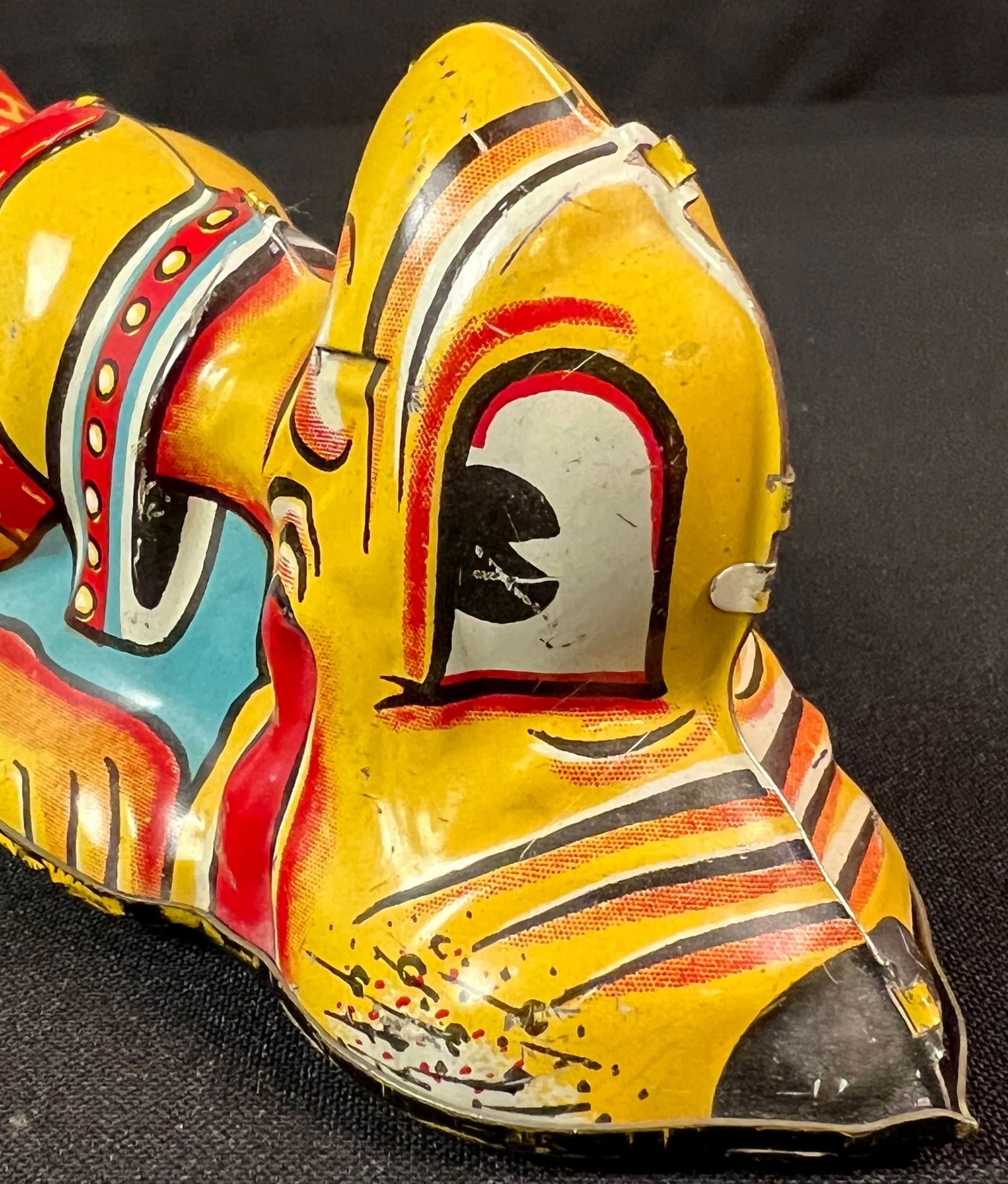 Walt Disney Tin Lithograph Key Wind Pluto - 5