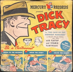 Vintage 1947 Dick Tracy Record Set