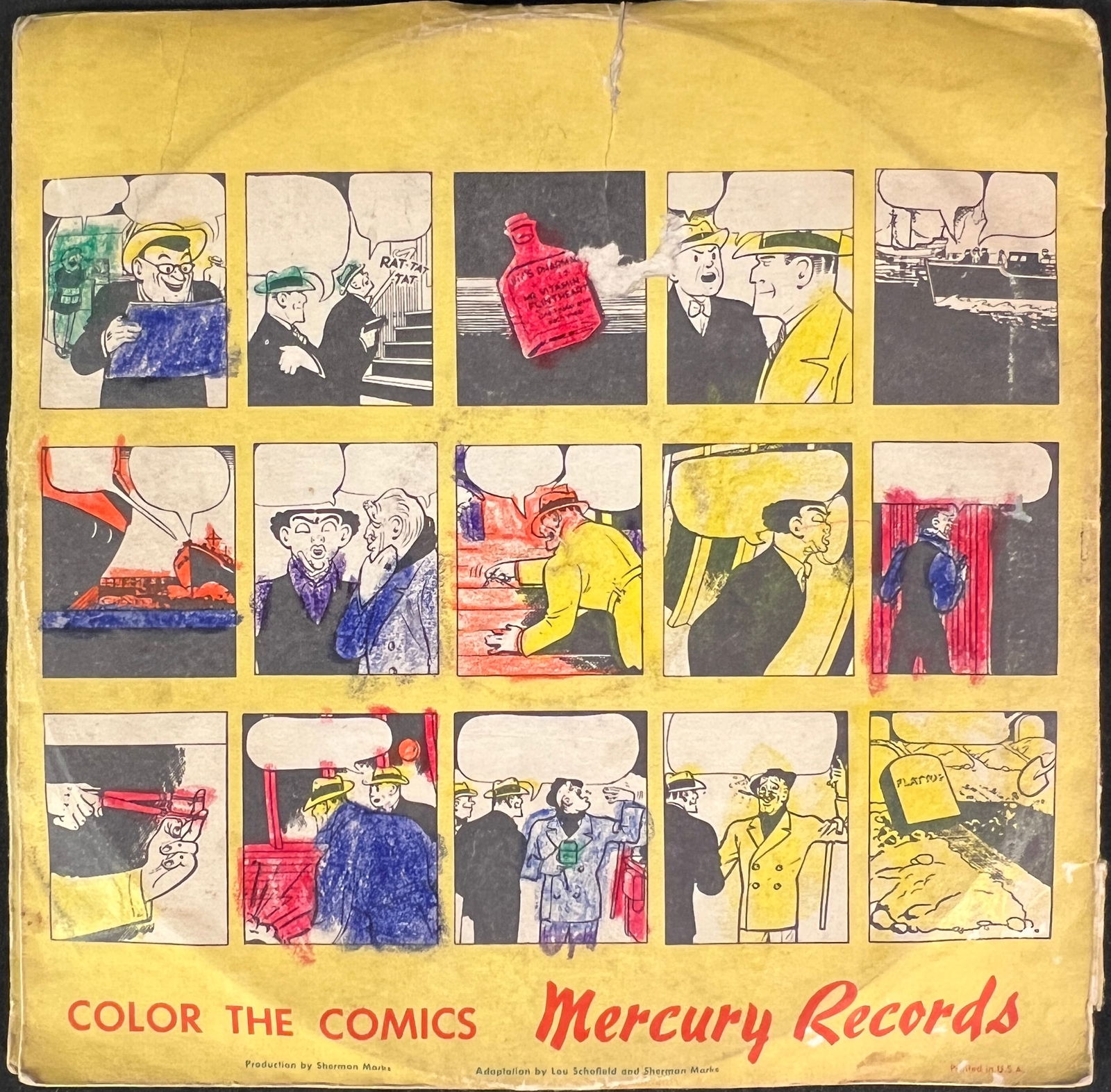 Vintage 1947 Dick Tracy Record Set - 3