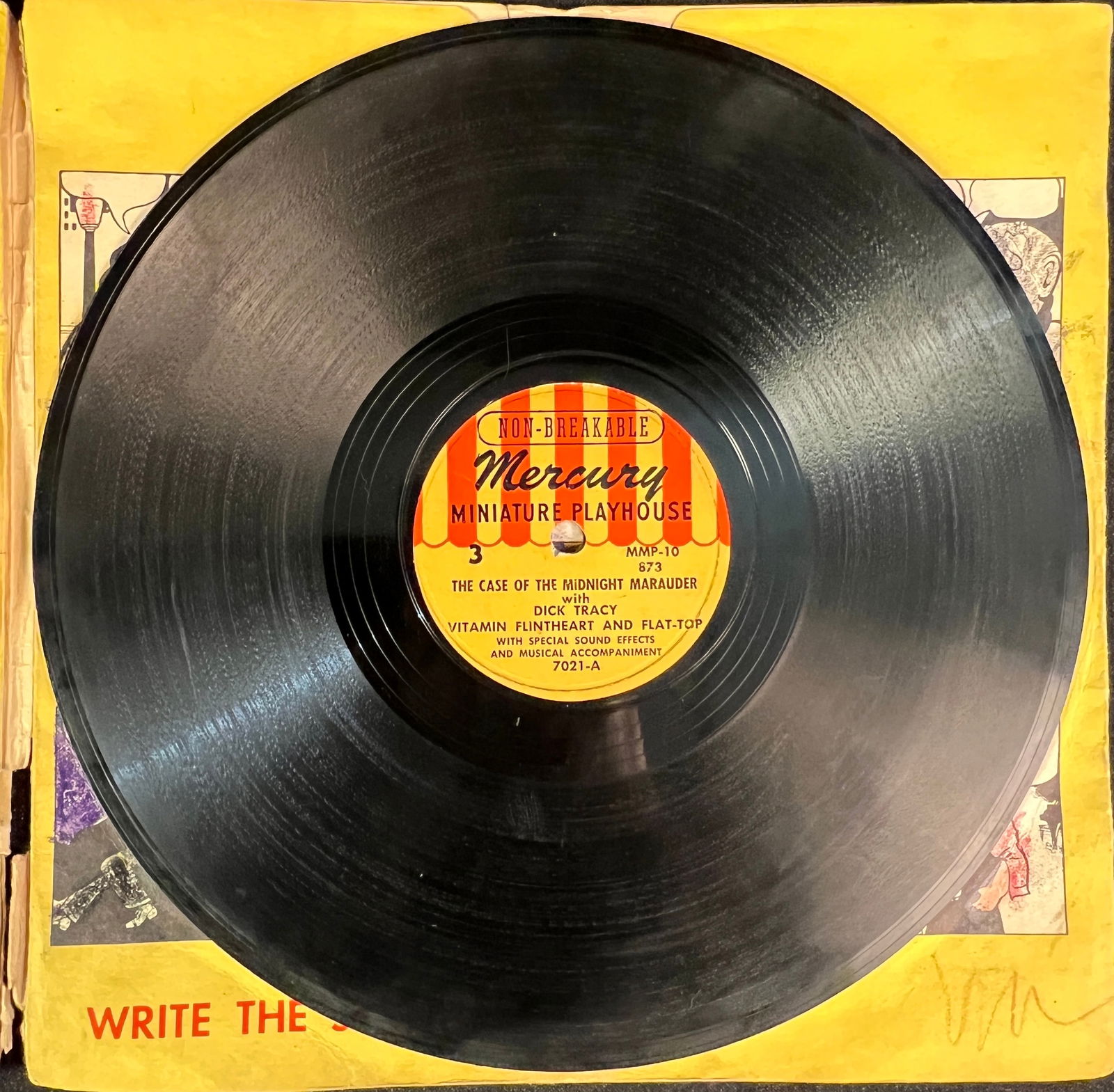 Vintage 1947 Dick Tracy Record Set - 4