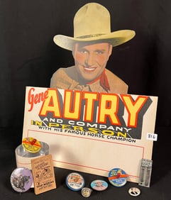 Rare Gene Autry Die Cut Appearance Poster and More!