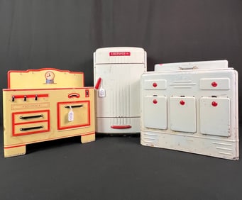 Tin Litho Toy Kitchen Appliances