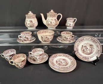 19th Century W.A.A. Berlin Child's Tea Set