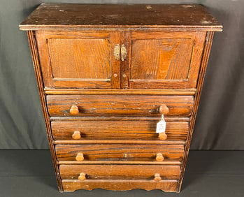 Oak Doll Highboy