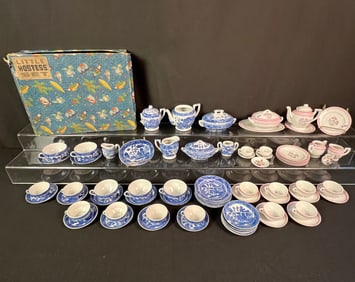 Huge Group of Doll Dishes
