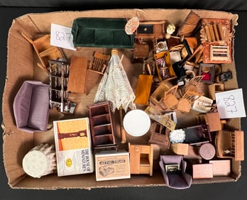 Huge Lot of Doll House Furniture