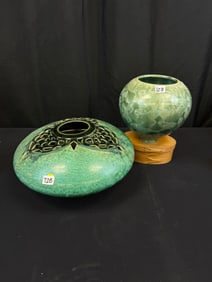 Frank Neef Crystlized Pottery Vase, More!