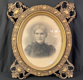 Elaborate Gold Leaf Frame