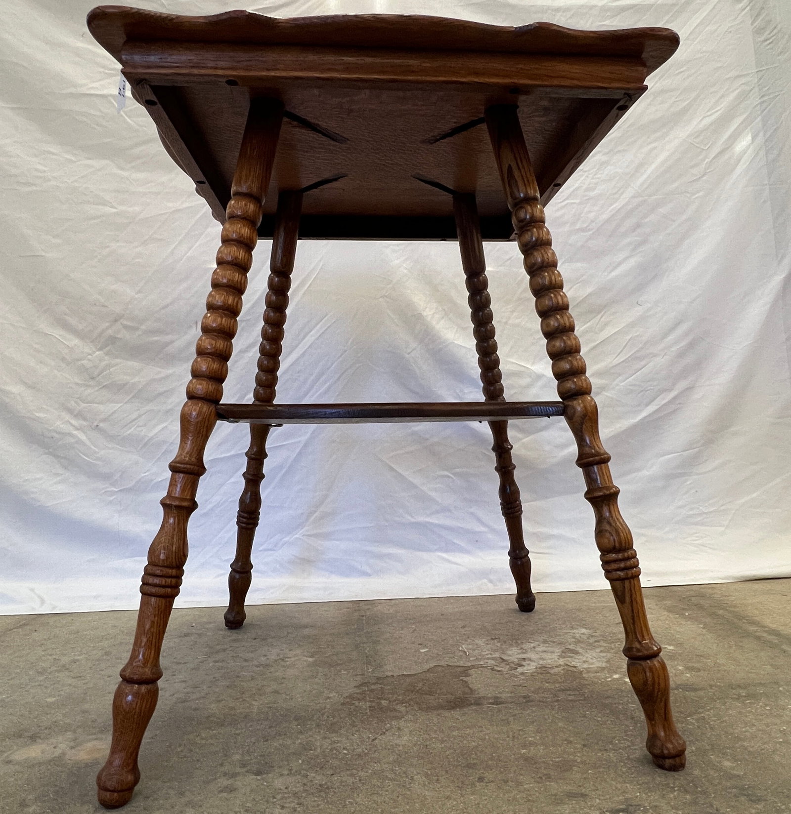 Oak Two Tiered Parlor Table - 6