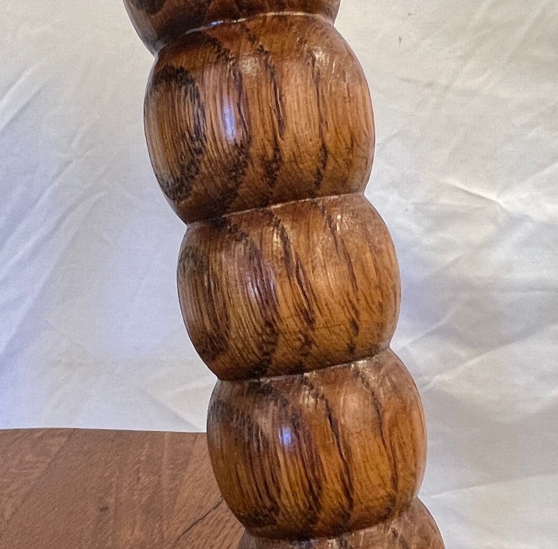 Oak Two Tiered Parlor Table - 7