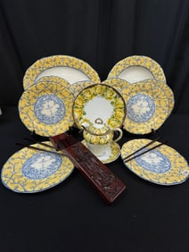 Faiencerie de Gien China in Baladin Pattern, More!