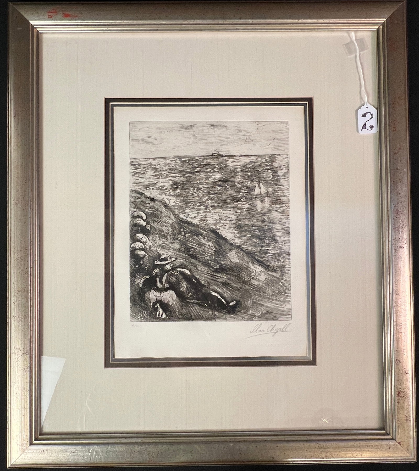 Marc Chagall (1887-1985) Original Signed Etching c.1952 (1 of 7)
