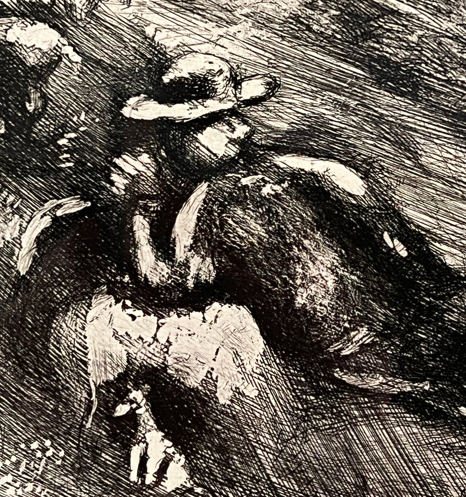 Marc Chagall (1887-1985) Original Signed Etching c.1952 - 5