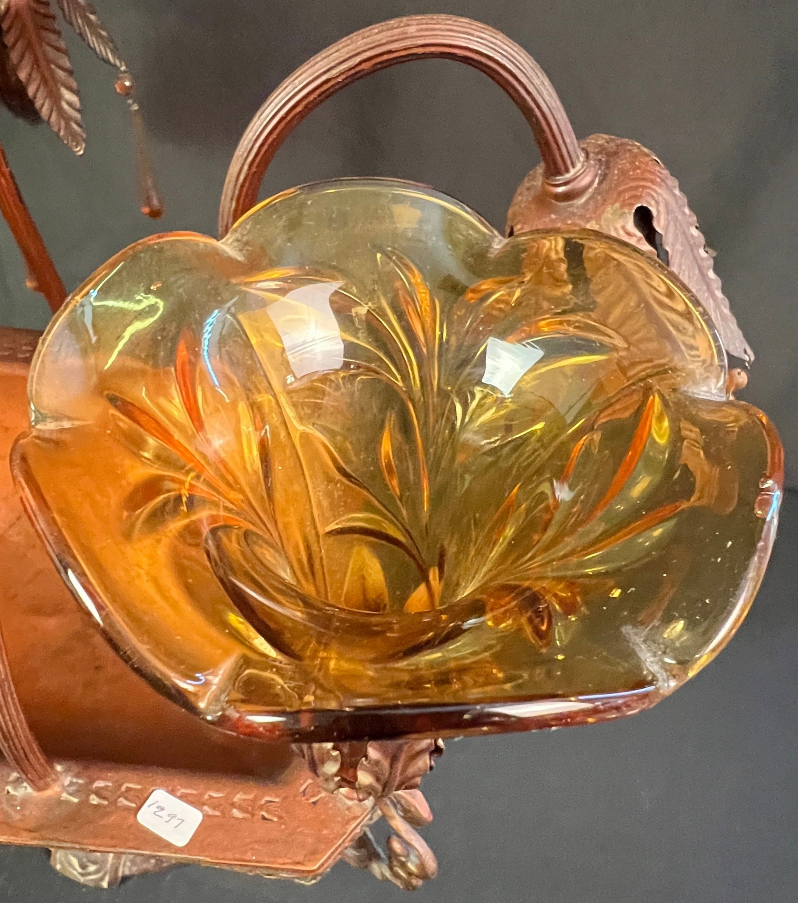 Electrified Epergne Lamp, c.1920s/30s - 3