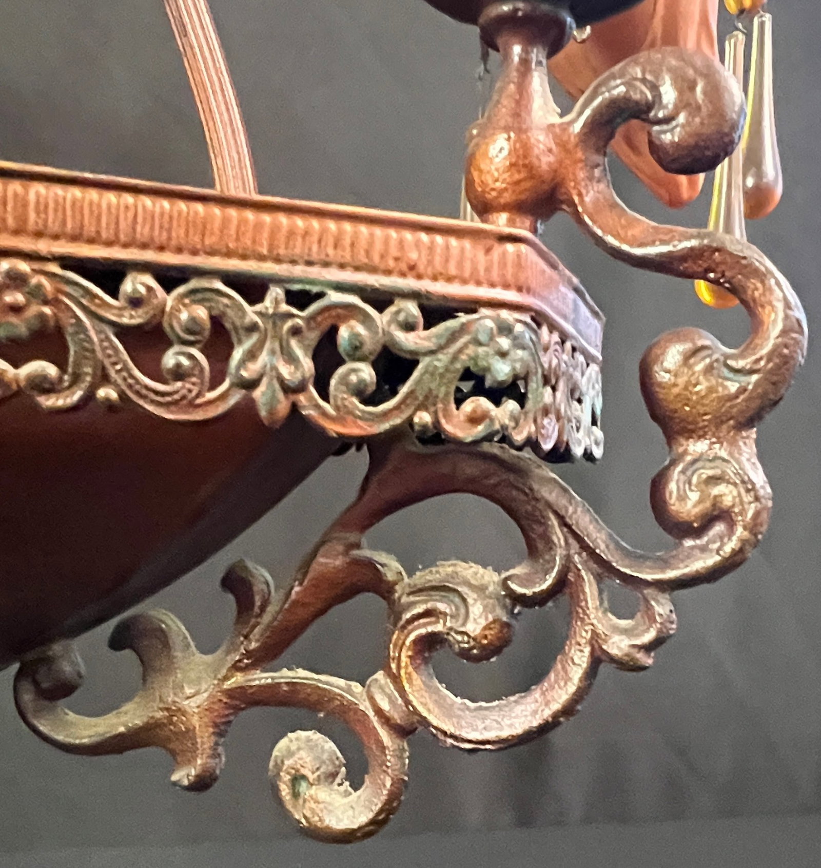 Electrified Epergne Lamp, c.1920s/30s - 8