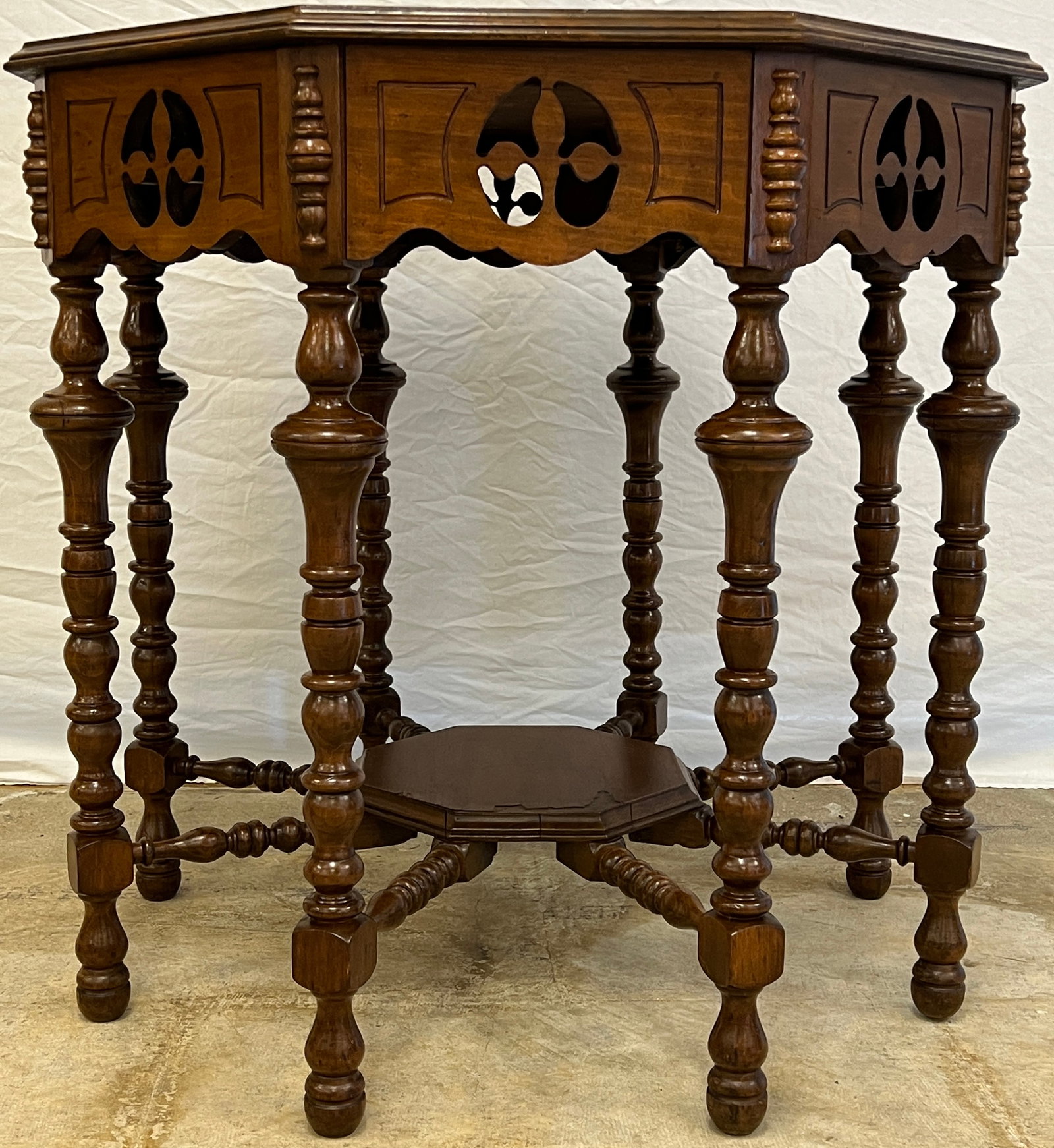1920s Octagonal Parlor Table - 2