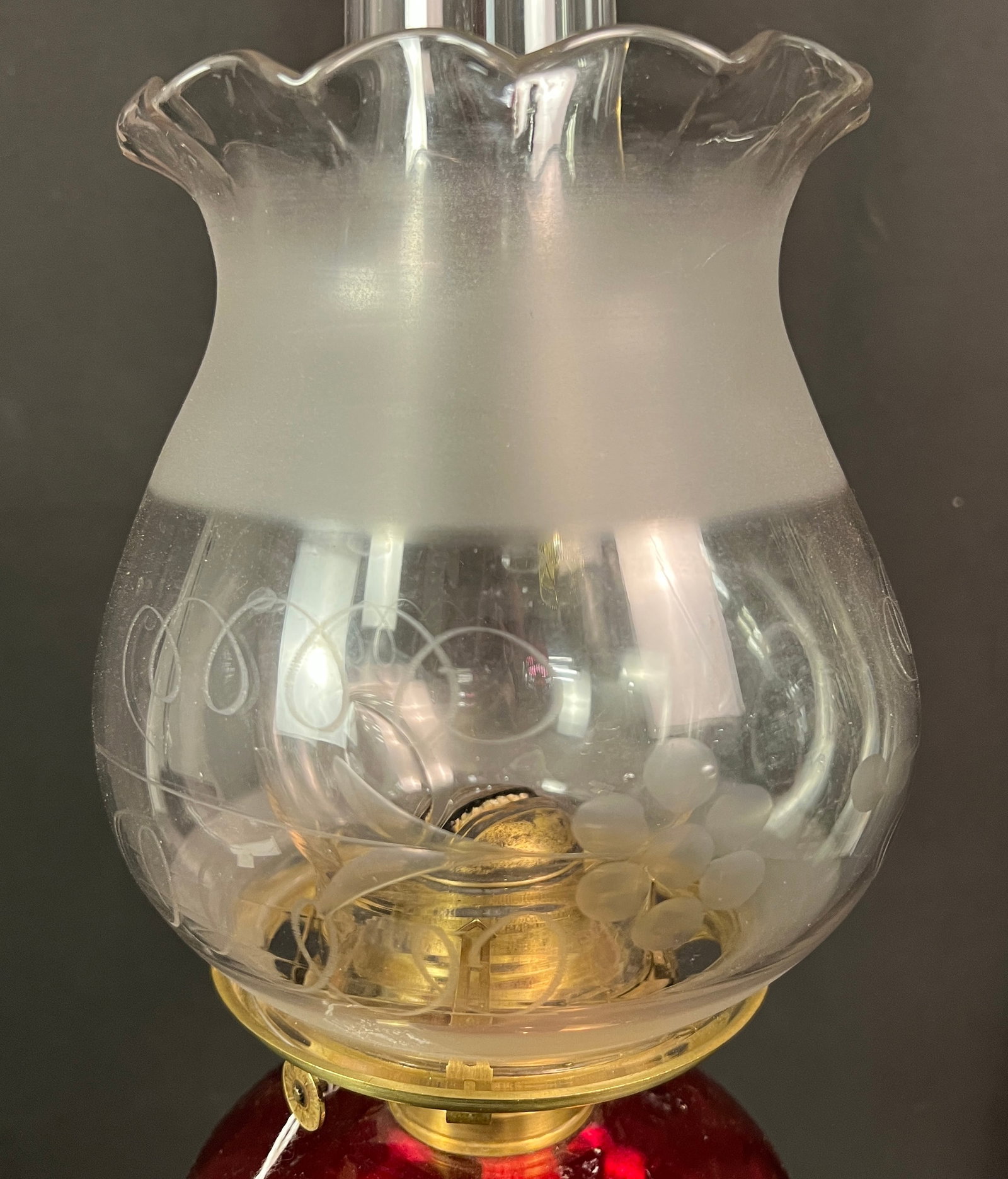 Ruby Cut Oil Lamp - 2