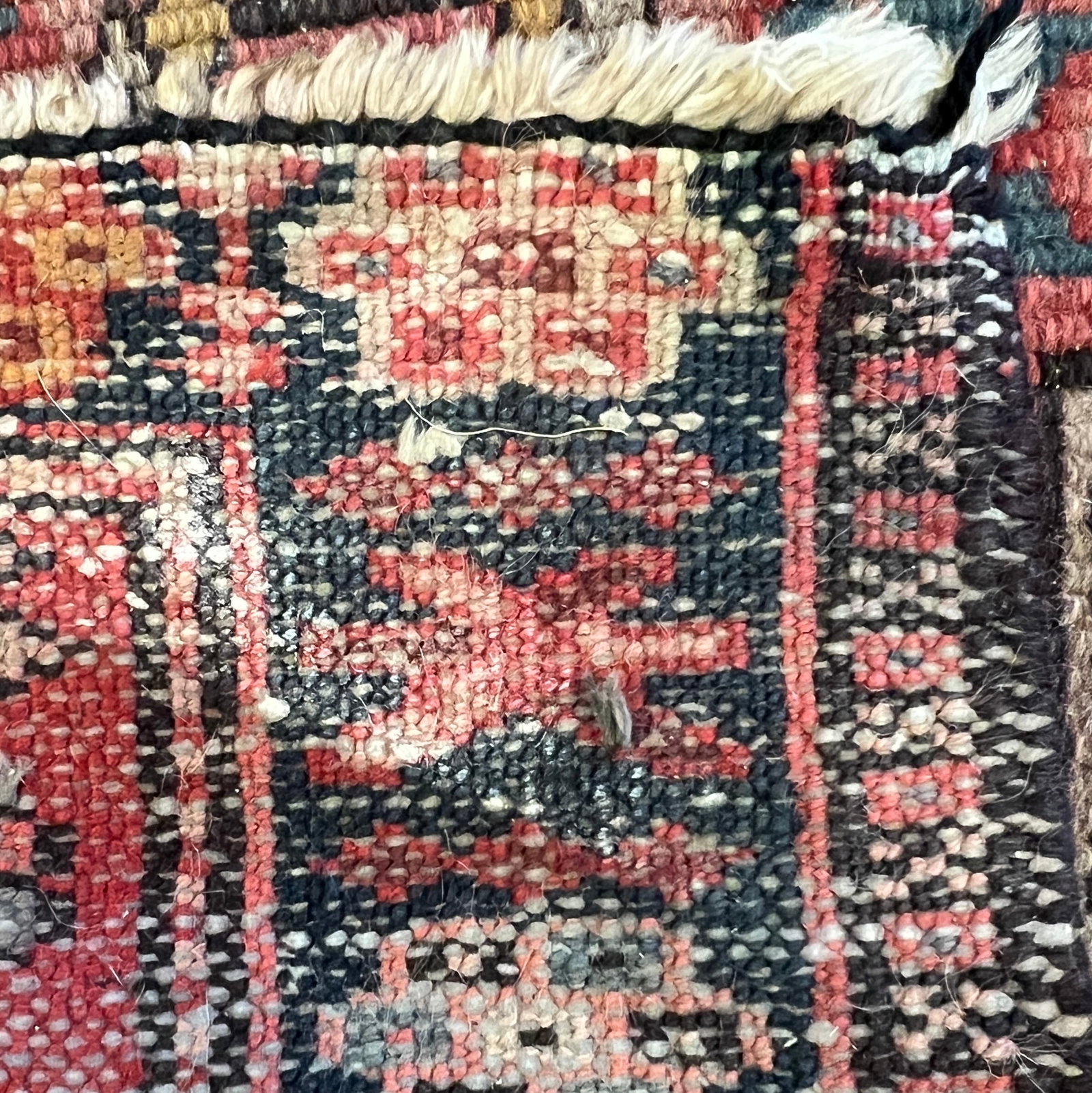 Two Antique Rugs to Include One Runner - 6
