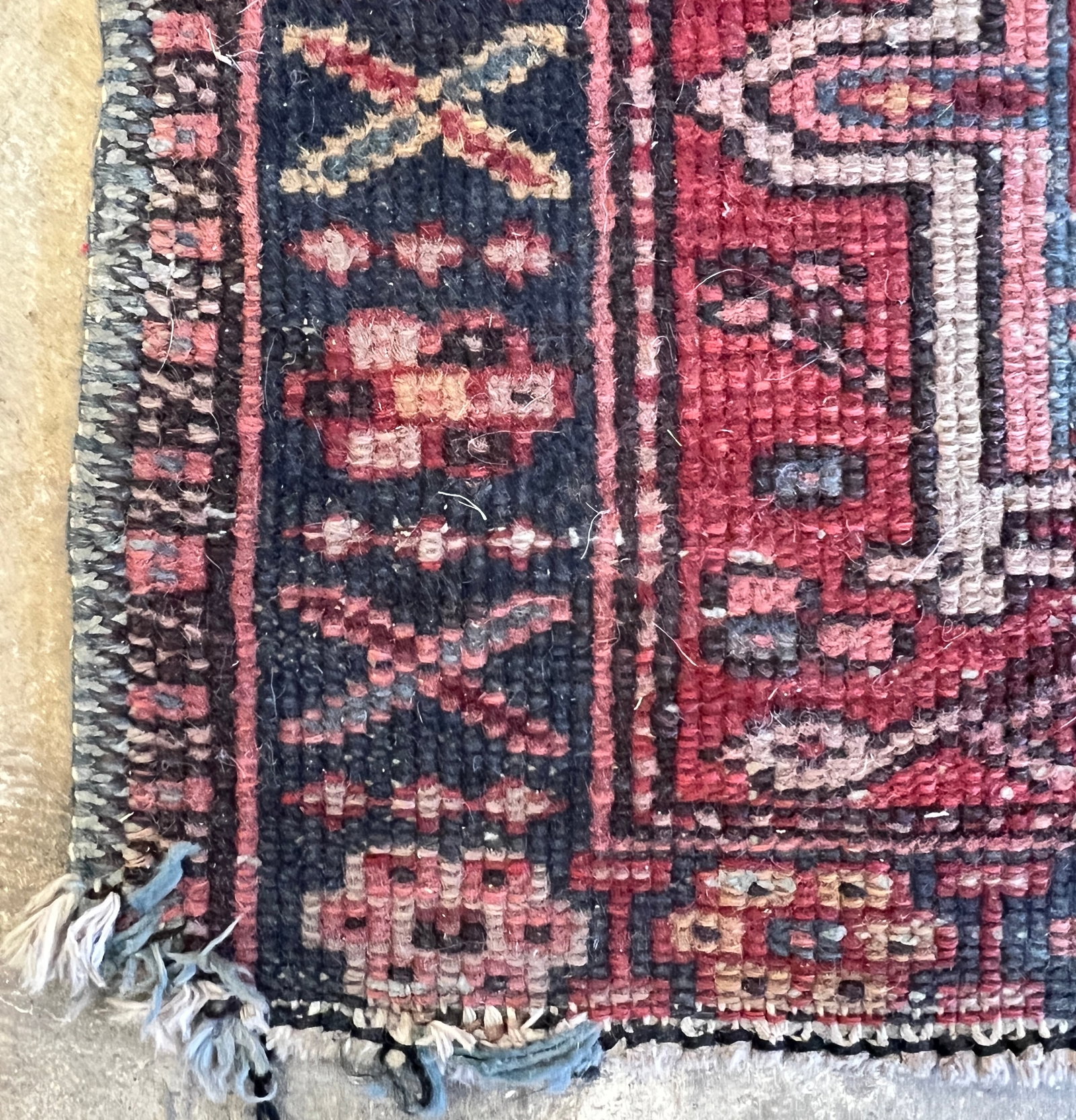 Two Antique Rugs to Include One Runner - 8