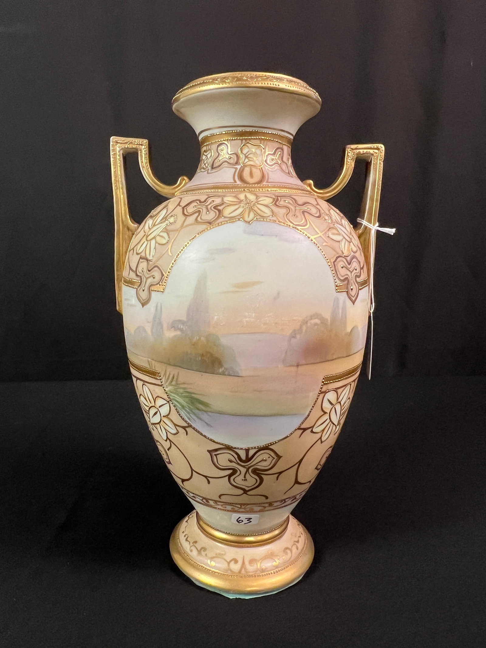 Nippon Vase with Wreath Mark (1 of 9)
