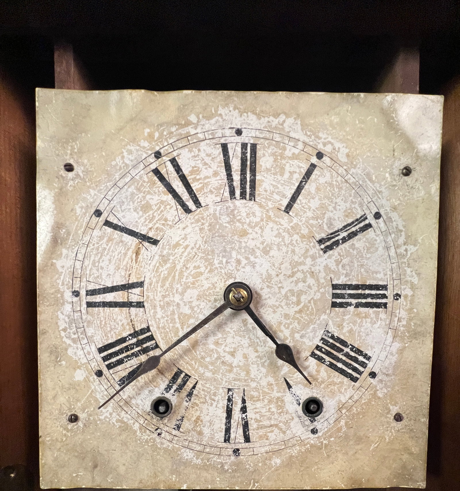 Double Dial Seth Thomas Clock - 4