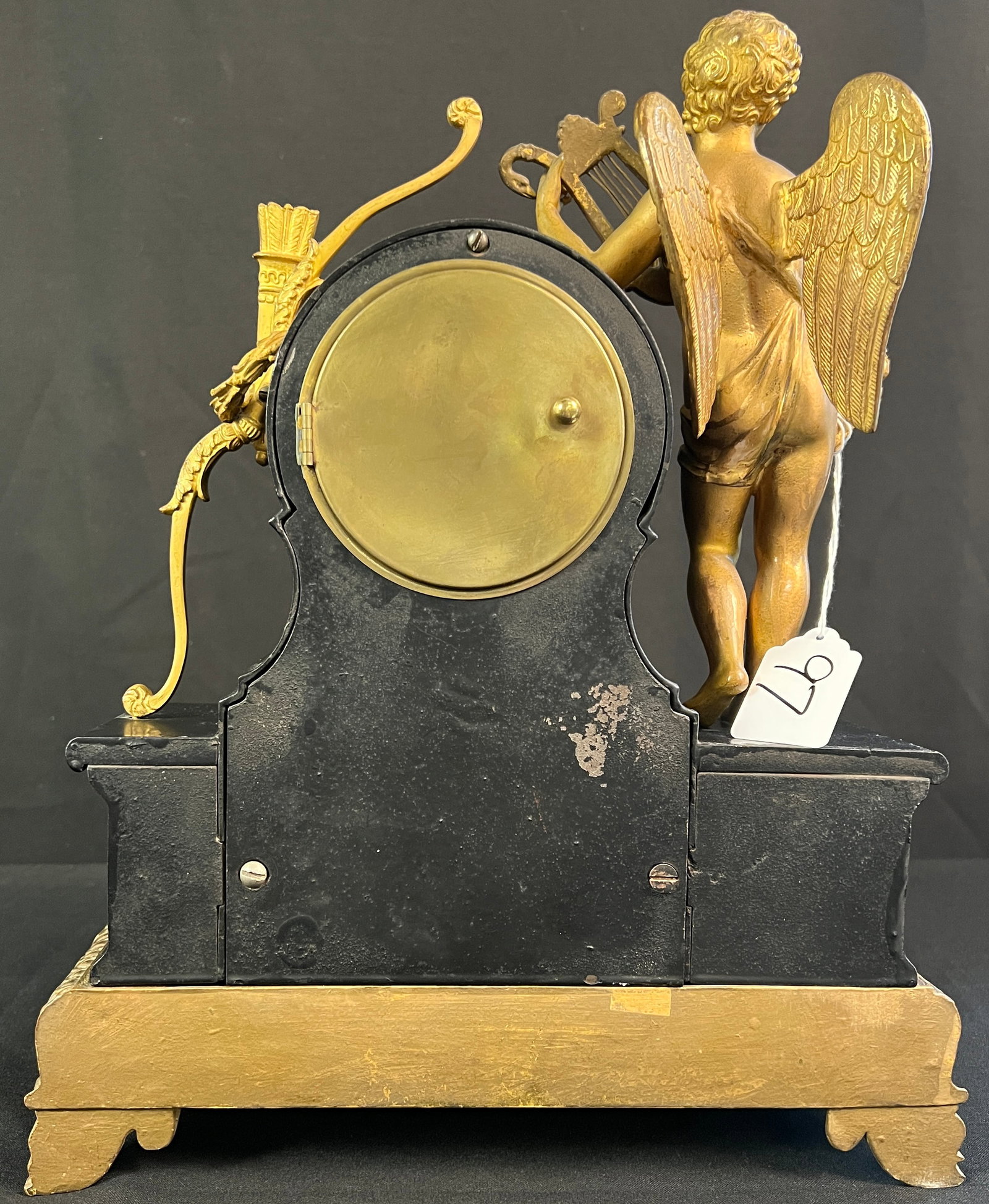 New Haven Figural Victorian Clock - 5