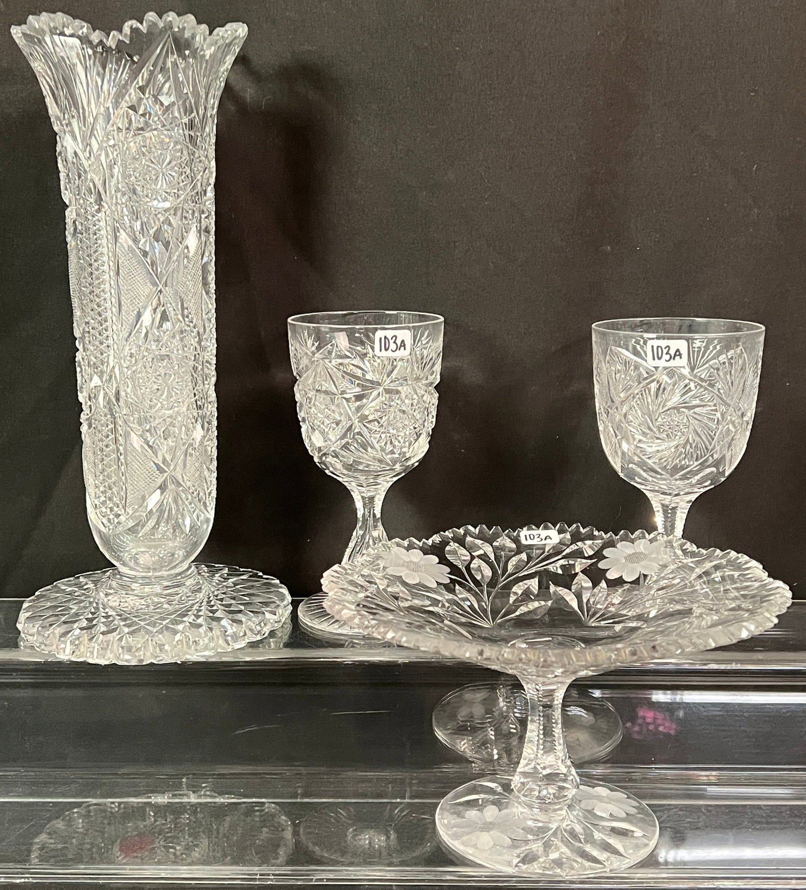 Wonderful Brilliant Cut Crystal Group (1 of 8)