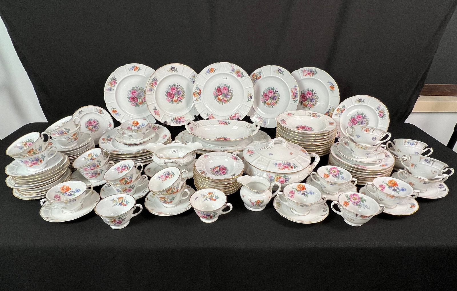 Antique Rosenthal "Barrock" Porcelain Dining Complete Service for 11, More! (1 of 8)