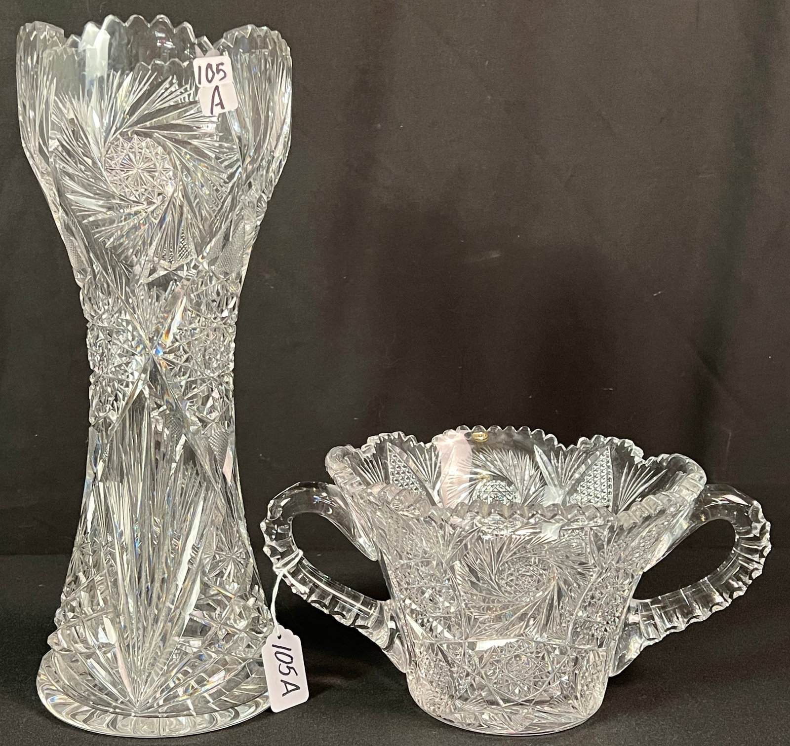 Group of Cut Crystal (1 of 6)